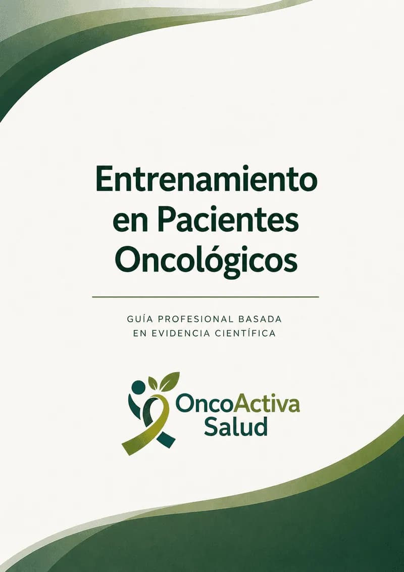 Portada del ebook: Entrenamiento en Pacientes Oncológicos